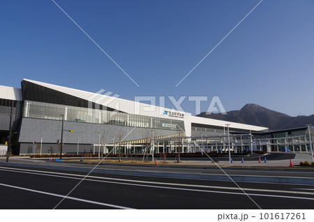 建設中の北陸新幹線 越前たけふ駅と道の駅 2023年3月 建設中の北陸新幹線 越前たけふ駅と道の駅 2023年3月 101617261
