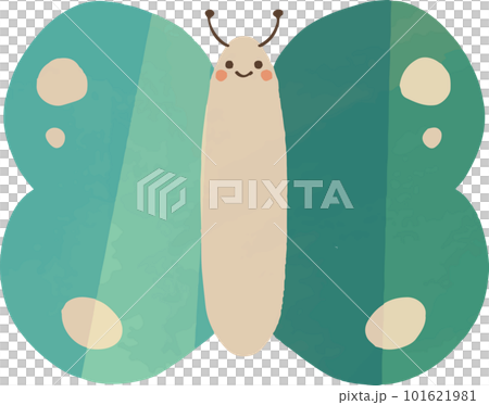 Butterfly illustration material 101621981
