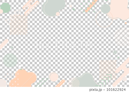Background illustration _ Memphis _ pastel color Background illustration _ Memphis _ pastel color 101622924