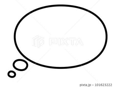 シンプルな考えの吹出し シンプルな考えの吹出し 101623222