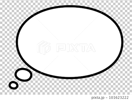 シンプルな考えの吹出し シンプルな考えの吹出し 101623222