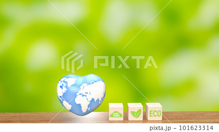 The earth map on heart for eco concept 3d rendering The earth map on heart for eco concept 3d rendering 101623314