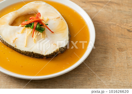 Steamed Cod Fish with Soy Sauce Steamed Cod Fish with Soy Sauce 101626620