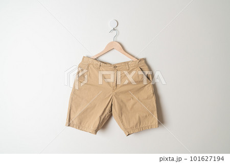 short pants hanging on wall 101627194