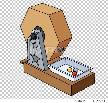斜めから見た抽選器のイラスト 斜めから見た抽選器のイラスト 101627741