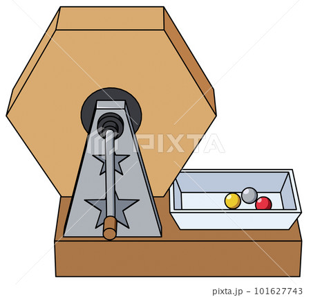 斜めから見た抽選器のイラスト 斜めから見た抽選器のイラスト 101627743