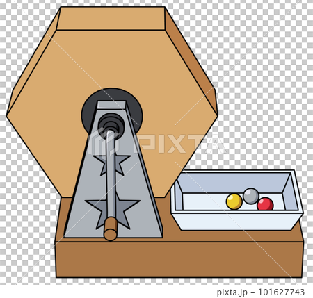 斜めから見た抽選器のイラスト 斜めから見た抽選器のイラスト 101627743