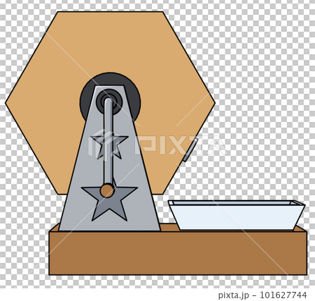 正面から見た抽選器のイラスト 正面から見た抽選器のイラスト 101627744