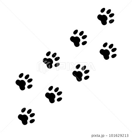 猫の肉球のイラスト 101629213