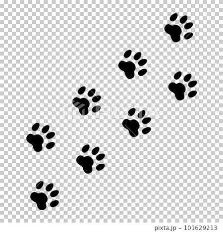 猫の肉球のイラスト 101629213