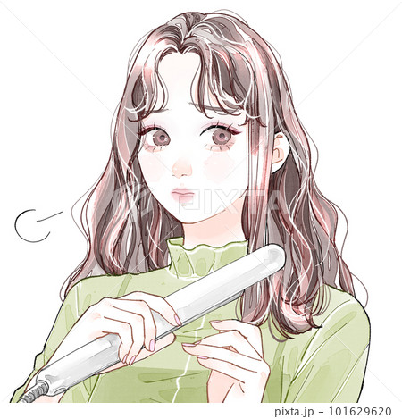 髪の悩み1_うねり・広がり 101629620
