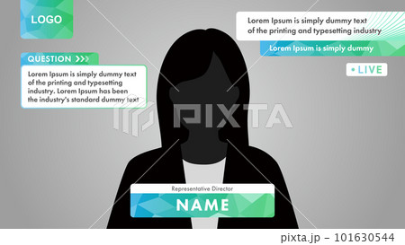 爽やかなイメージの清潔感あふれるニューステロップベース 爽やかなイメージの清潔感あふれるニューステロップベース 101630544