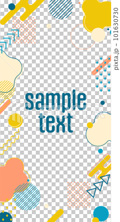 Background illustration _ Memphis _ pastel color 101630730