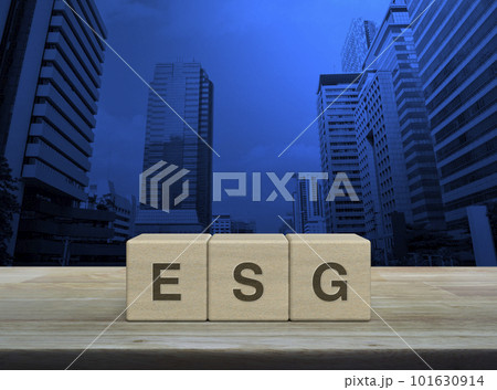 Environmental Social Corporate Governance concept 101630914