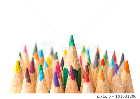 Colour pencils isolated on white Colour pencils isolated on white 101631800