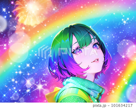 女性,女の子,イラスト,アニメ,漫画,美少女,萌え,キャラクター,コスプレ,二次元,デジタル,日本, 101634217