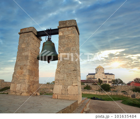 Evening the ancient bell of Chersonesos Evening the ancient bell of Chersonesos 101635484