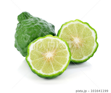 Bergamot fruit isolated on white background . Bergamot fruit isolated on white background . 101641199