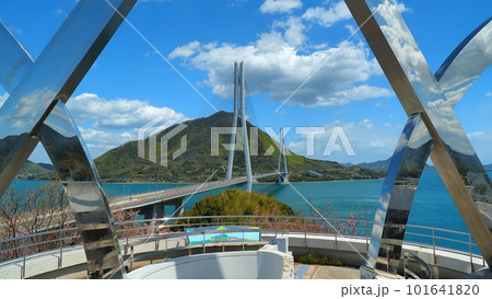大三島多々羅展望台からの多々羅大橋2 大三島多々羅展望台からの多々羅大橋2 101641820