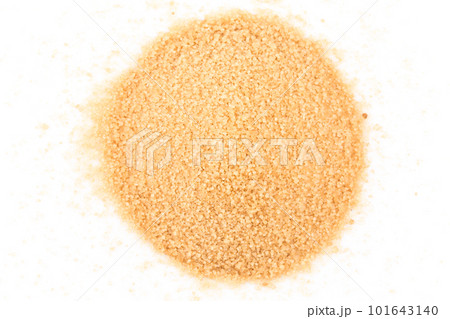 Crystals cane sugar isolated on white Crystals cane sugar isolated on white 101643140