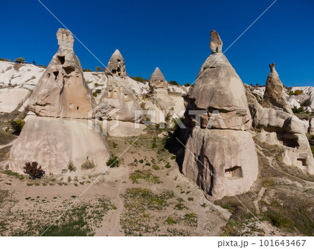 beautiful mountain scenery of Cappadocia 101643467