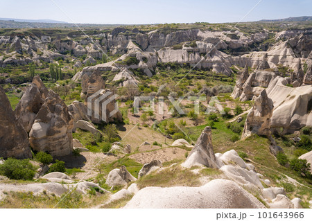 beautiful mountain scenery of Cappadocia beautiful mountain scenery of Cappadocia 101643966