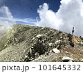 Rocky crater on Mount Sindoro. 101645332