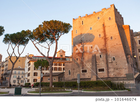Rome, Italy, architecture, city center, street, historical buildings. 101646074