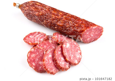 slices of salami slices of salami 101647182