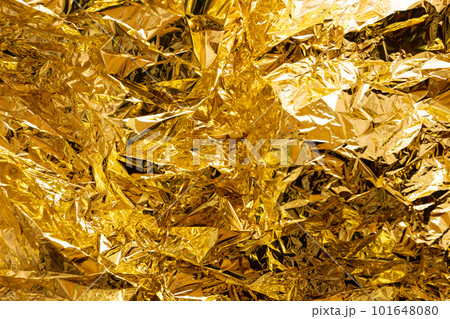 金属　メタリック　金　金箔　金色　ゴールド　黄金　コンパ　パーティー　壁紙　宝　飾　gold 101648080