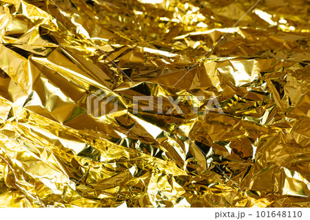 金属　メタリック　金　金箔　金色　ゴールド　黄金　コンパ　パーティー　壁紙　宝　飾　gold 101648110
