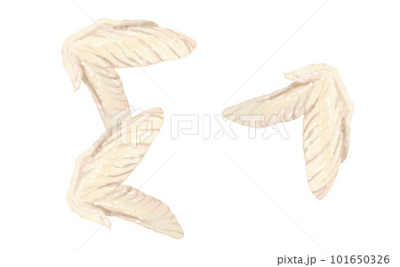 日常の食品シリーズ鶏肉　手羽先3本 101650326