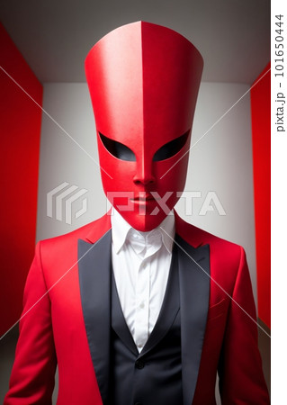 Mystery man in mask at the carnival. Mystery man in mask at the carnival. 101650444