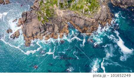 「青森県」ドローンで種差海岸を空撮 八戸市 「青森県」ドローンで種差海岸を空撮 八戸市 101652249