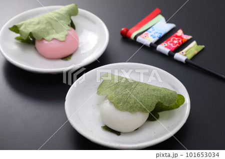美味しそうな柏餅 美味しそうな柏餅 101653034