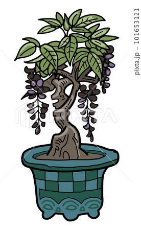 藤の花の花瓶 101653121