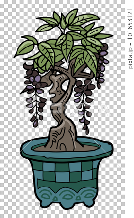 藤の花の花瓶 101653121