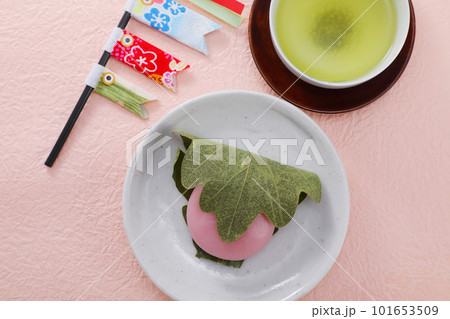 美味しそうな柏餅 美味しそうな柏餅 101653509