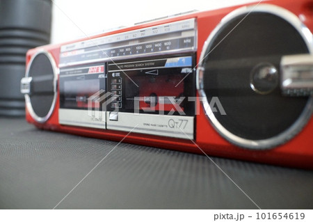 80年代ラジカセの写真素材 [101654619] - PIXTA