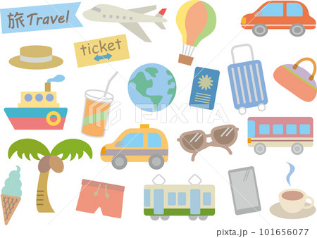 旅行にまつわるイラスト 101656077