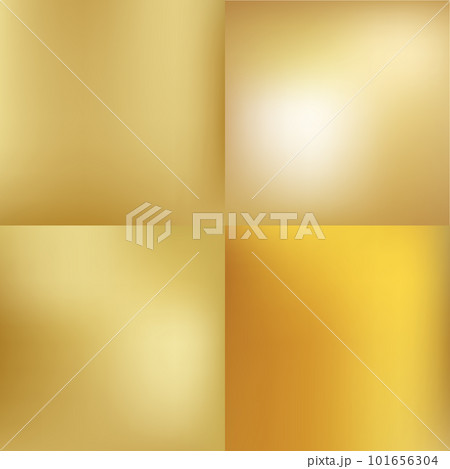 Gold background gradient foil vector yellow texture. Smooth gold gradient blur metallic 101656304