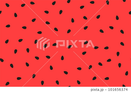 Watermelon seed red pattern texture background. Fruit seed pattern healthy illustration. Watermelon 101656374