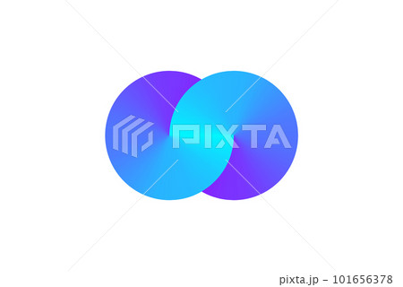Endless loop vector symbol logo icon. Mobius future line strip abstract limitless motion concept 101656378