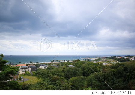 高台から見た海 宮城県七ヶ浜 高台から見た海 宮城県七ヶ浜 101657433