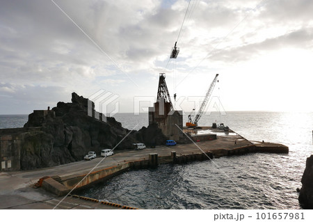 Remote and isolated hidden island Aogashima island in Tokyo, Japan Remote and isolated hidden island Aogashima island in Tokyo, Japan 101657981