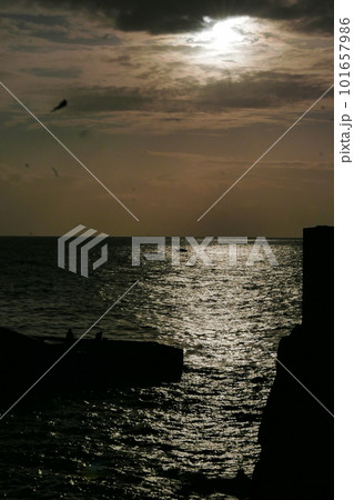 Remote and isolated hidden island Aogashima island in Tokyo, Japan Remote and isolated hidden island Aogashima island in Tokyo, Japan 101657986