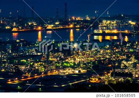 工場夜景（水島コンビナート） 101658505