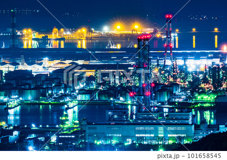 工場夜景（水島コンビナート） 101658545