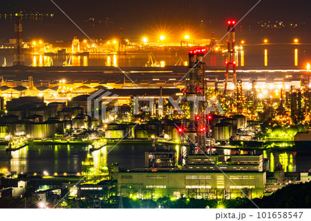 工場夜景（水島コンビナート） 101658547