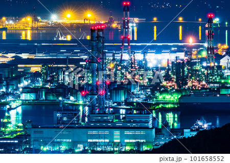 工場夜景（水島コンビナート） 101658552